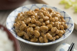 Natto is rich with vitamin K2 and protein. It has been linked to improved bone strength.